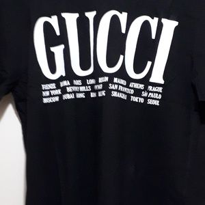 Gucci men black tee